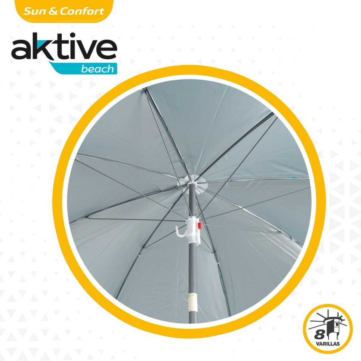 Paraply Aktive 180 x 193 x 180 cm 180 x 180 x 180 cm 180 x 196 x 180 cm (12 antal) - 5