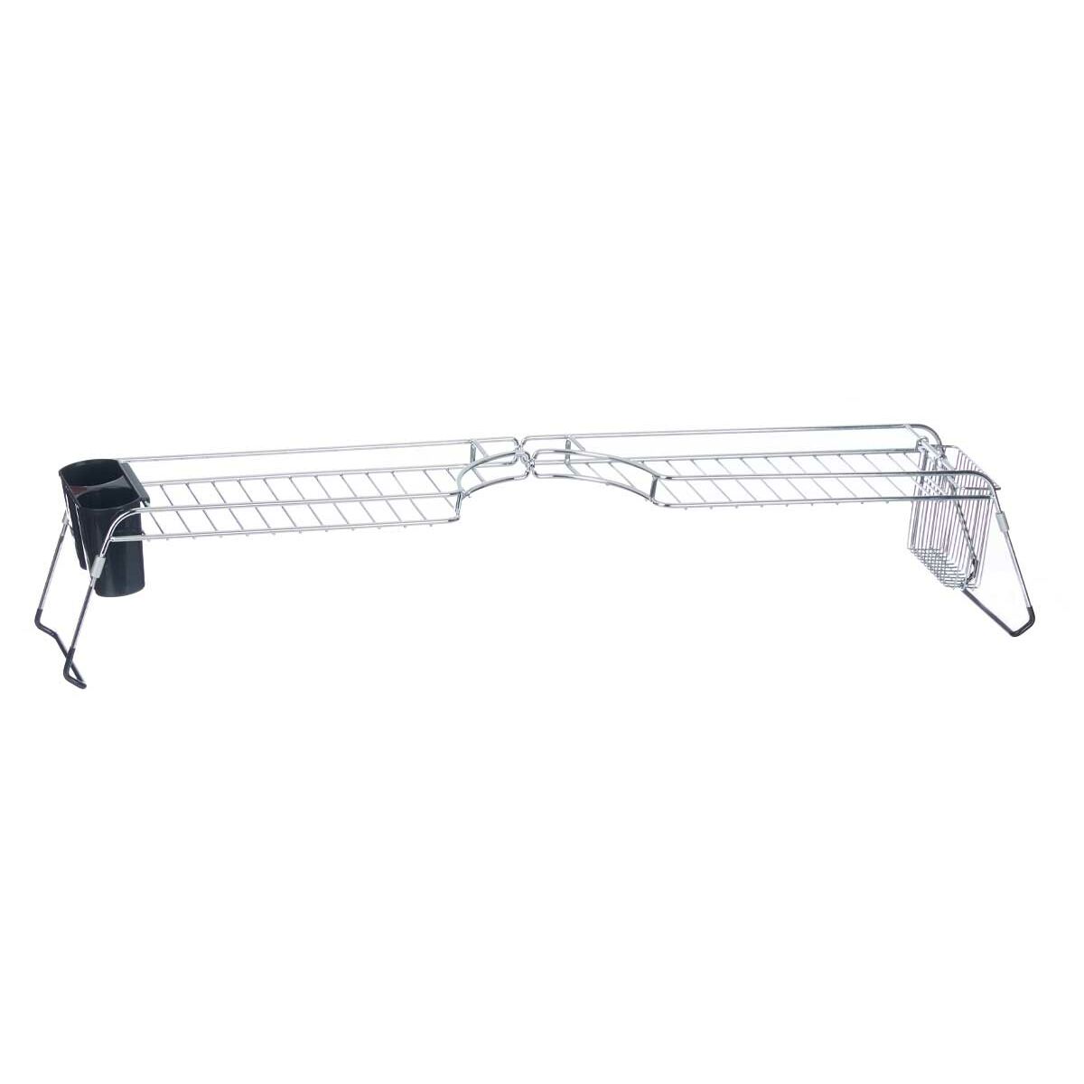 Diskställ Kinvara W3422A-1 Silvrig Metall 104 x 15,5 x 19 cm Double (4 antal) - 6
