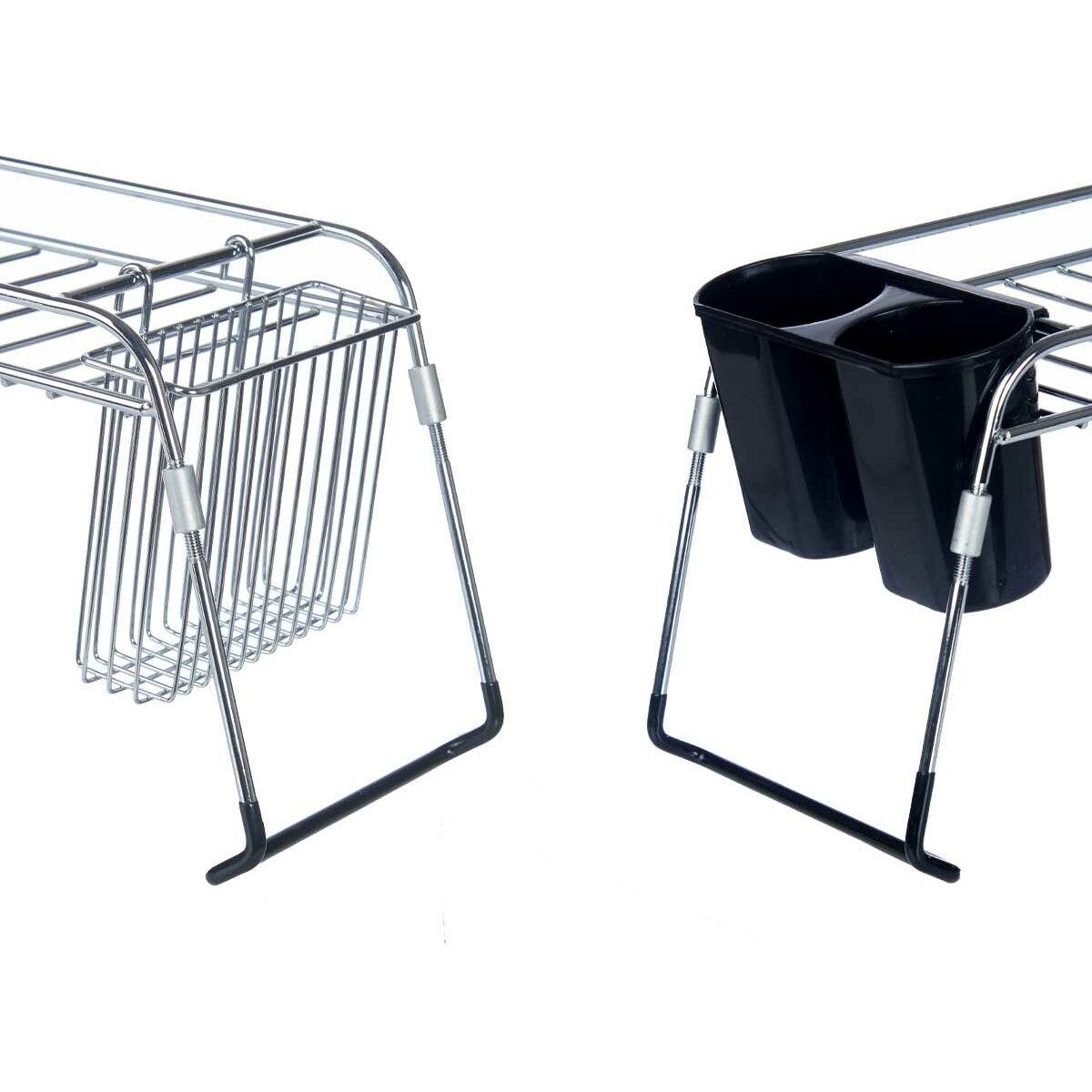 Diskställ Kinvara W3422A-1 Silvrig Metall 104 x 15,5 x 19 cm Double (4 antal) - 2
