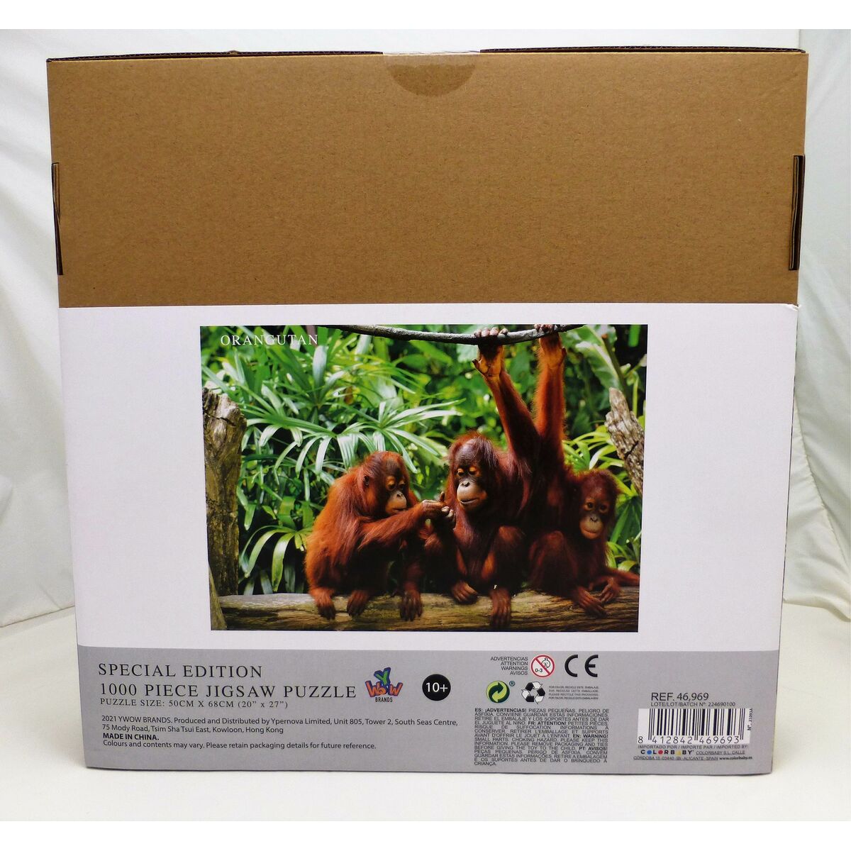 Pussel Colorbaby Orangutan 6 antal 68 x 50 x 0,1 cm - 15