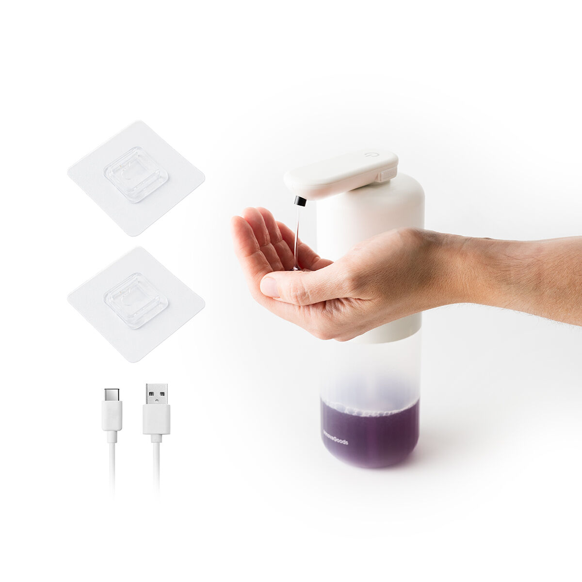 Påfyllbar automatisk dispenser för flytande tvål Bitesap InnovaGoods - 8