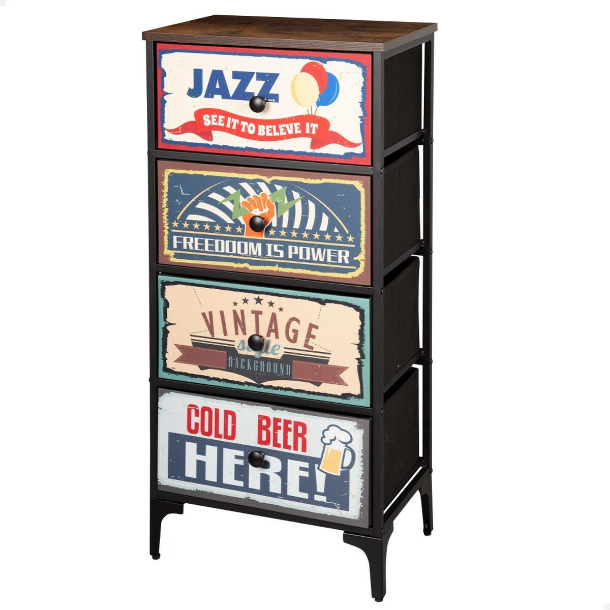 Kommod Max Home Vintage 45 x 98 x 30 cm