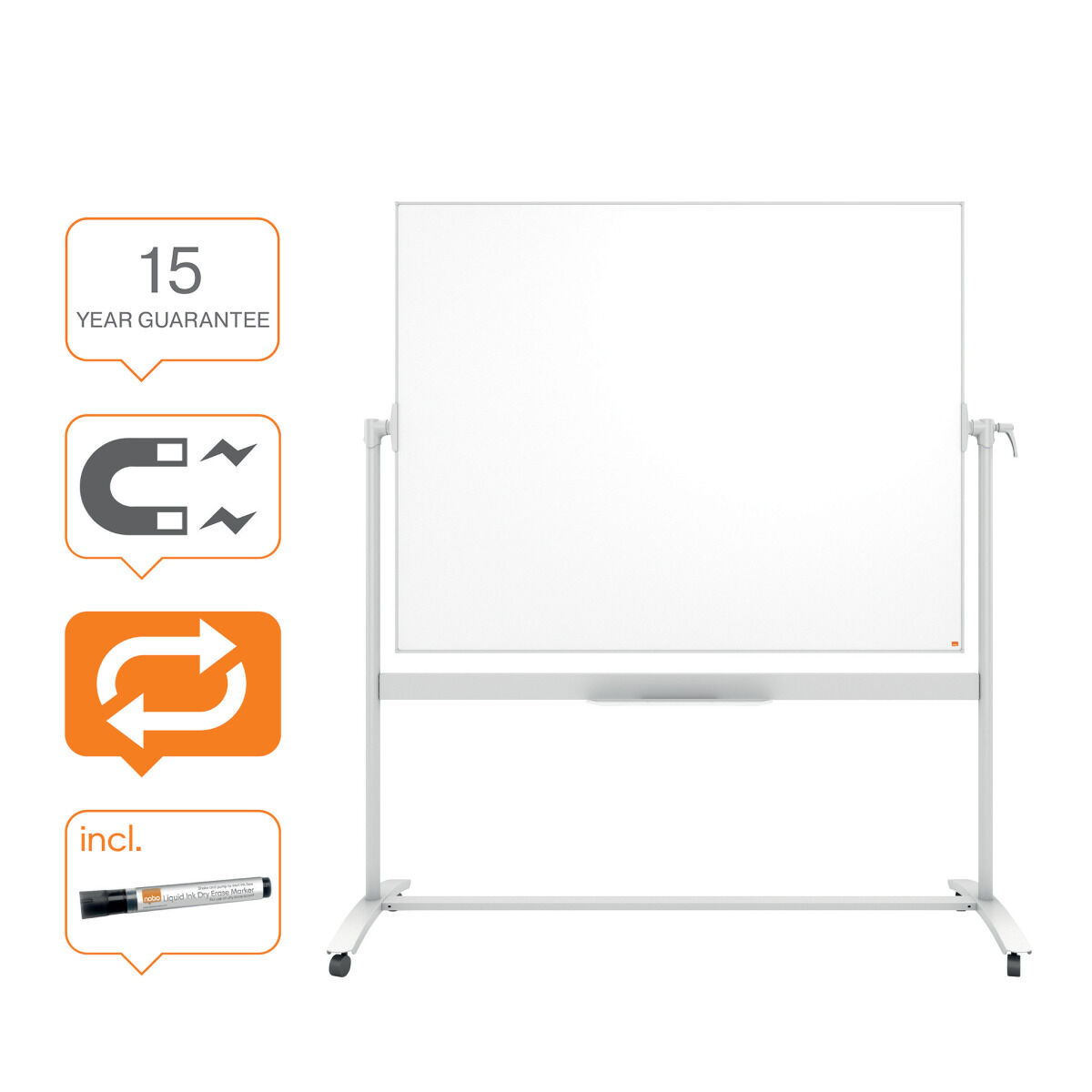 Whiteboard Nobo 1901031 150 x 120 cm - 2