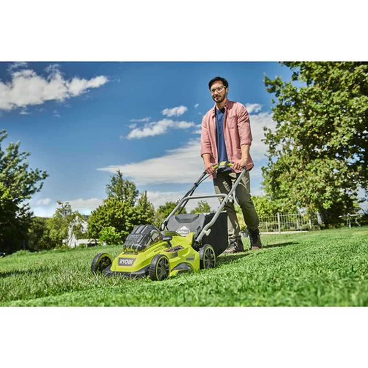 Batteri Slåtter Ryobi  Power Assist 20-70 mm 36 V Ø 40 cm - 5