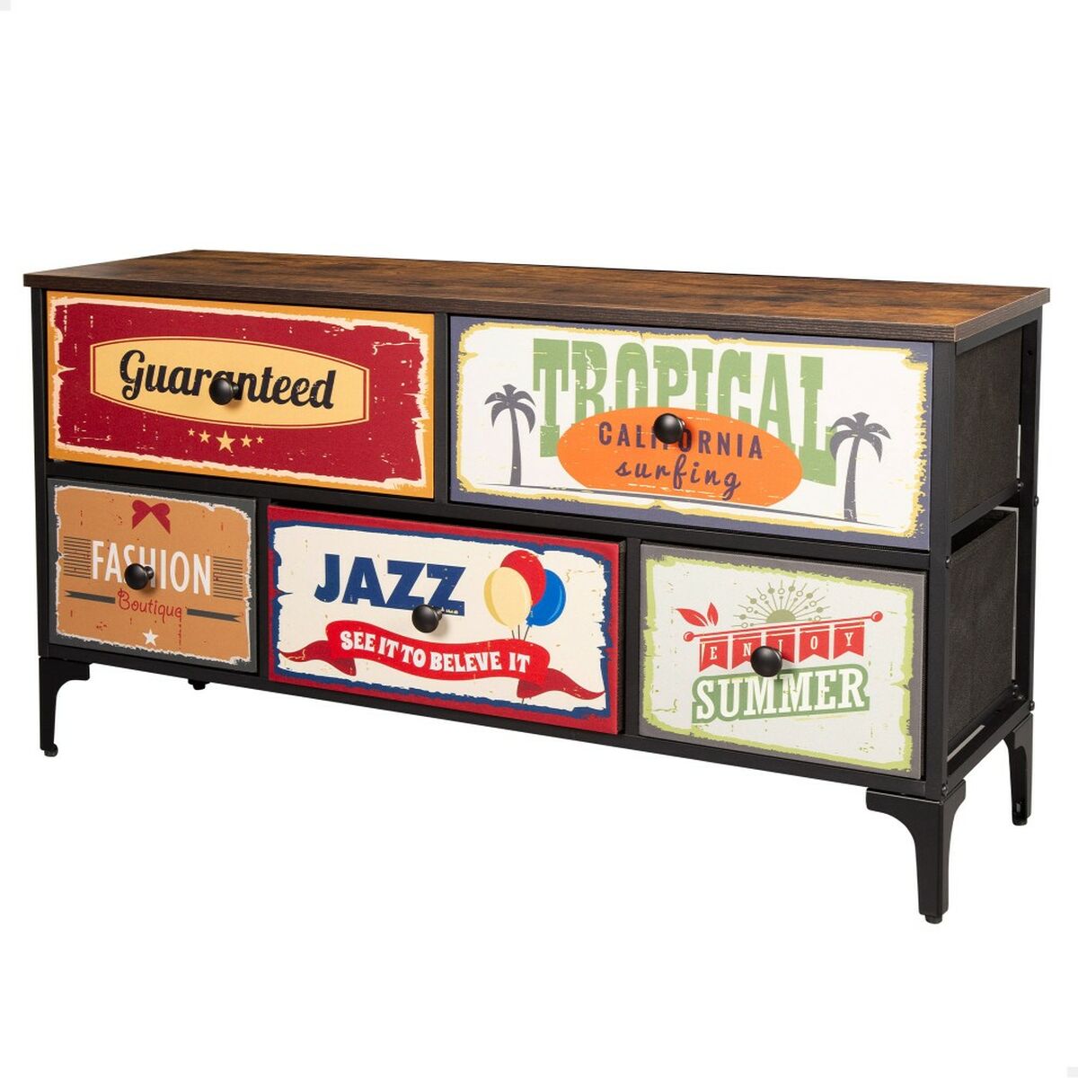 Kommod Max Home Vintage 103 x 56 x 30 cm - 7