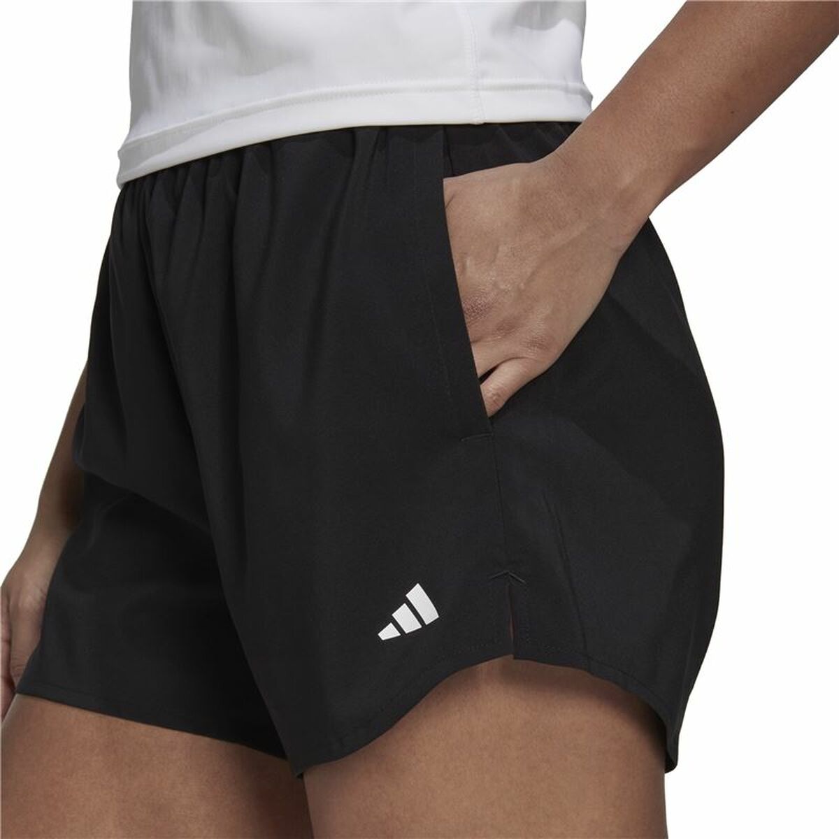 Sportshorts för kvinnor Adidas Minvn Svart - 5