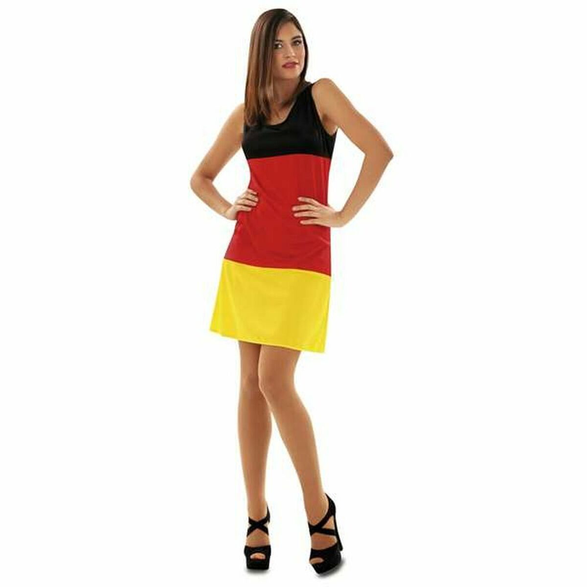 Maskeraddräkt vuxna My Other Me Tyskland Flagga Kvinna (M/L) - 5