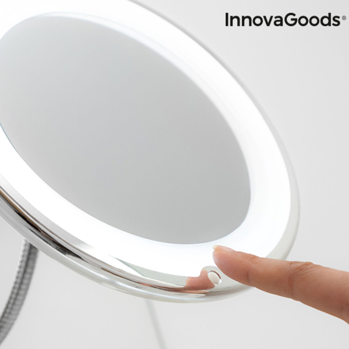 Förstoringsspegel med LED, rörlig arm och sugpropp Mizoom InnovaGoods IG814786 (Renoverade A) - 5