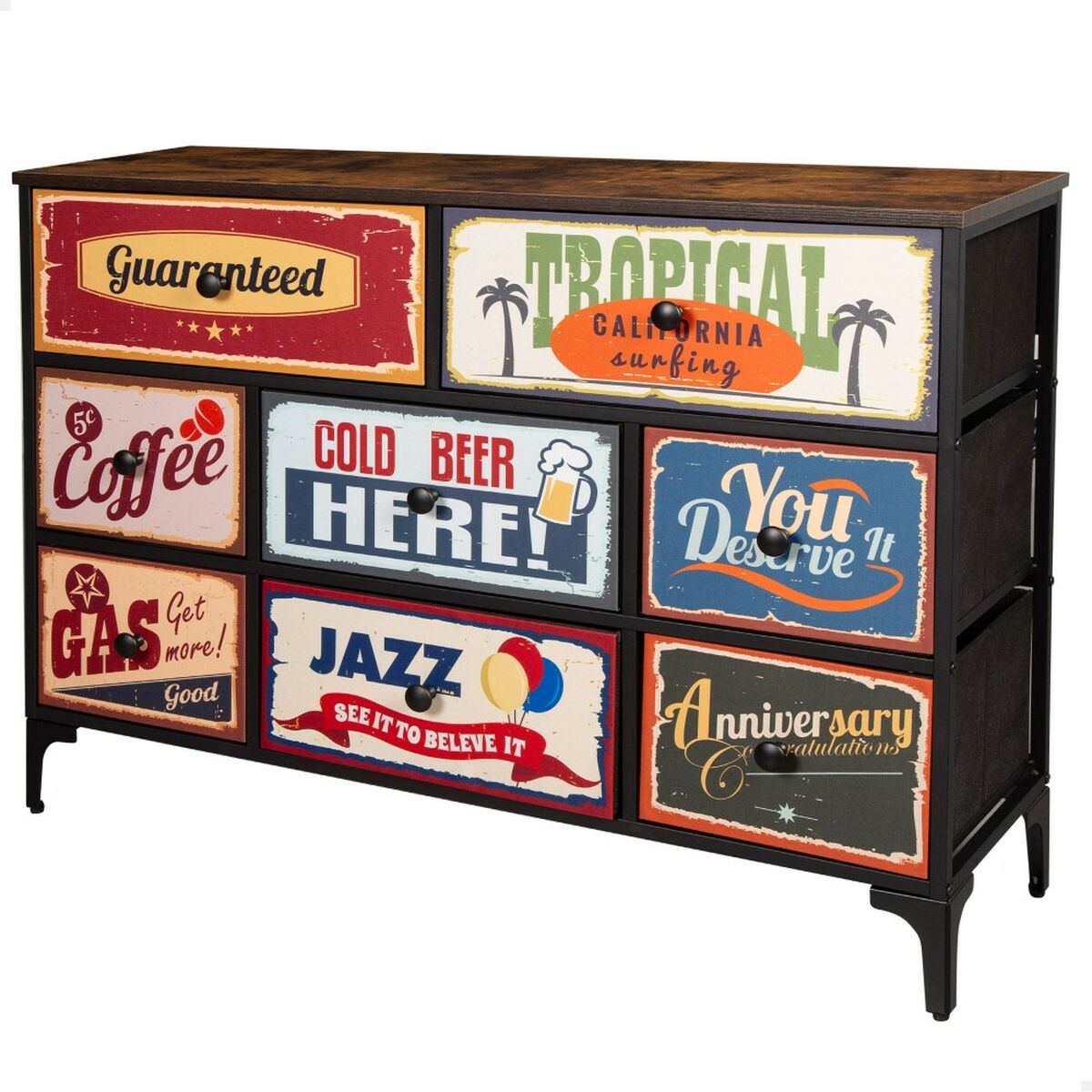 Kommod Max Home Vintage 103 x 77 x 30 cm - 7
