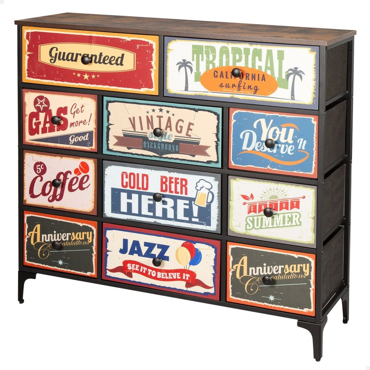 Kommod Max Home Vintage 103 x 98 x 30 cm - 7