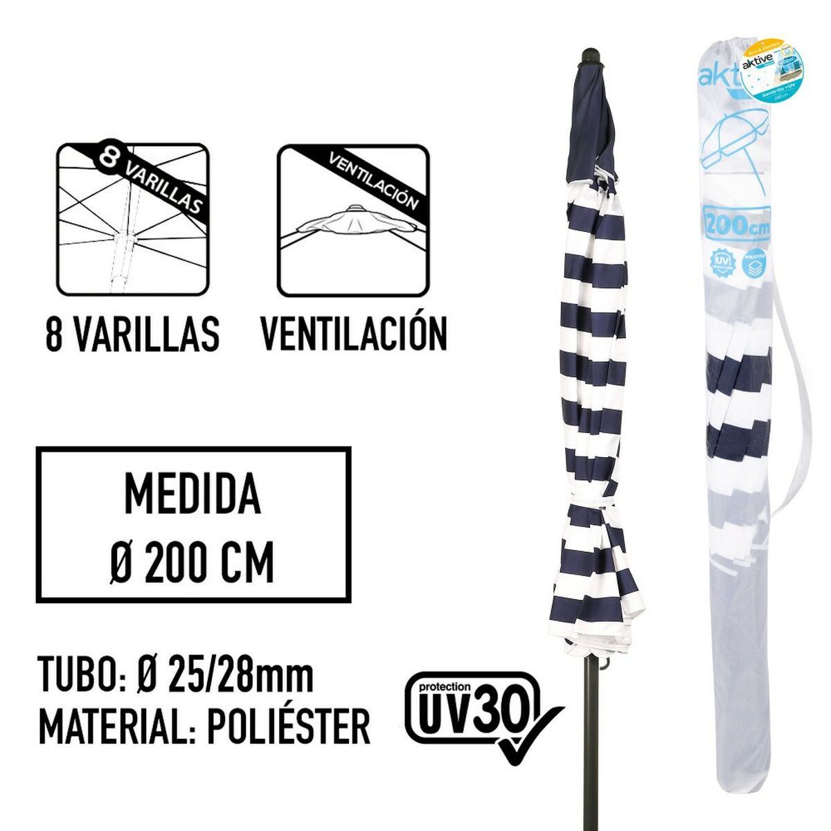 Naperny? Aktive 200 x 190 x 200 cm (12 antal) - 5