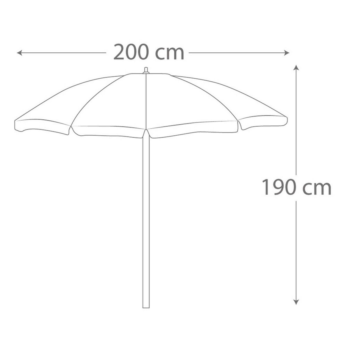 Naperny? Aktive 200 x 190 x 200 cm (12 antal) - 6