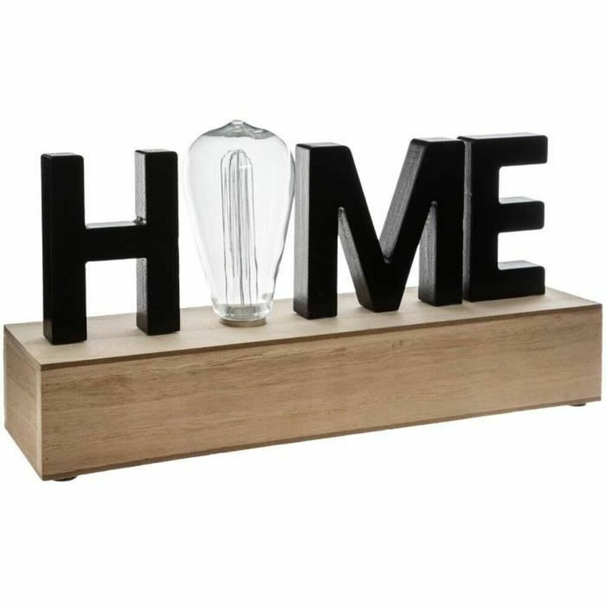 Prydnadsfigur Atmosphera 'Home' LED Ljus (34 x 16 x 8 cm) - 4
