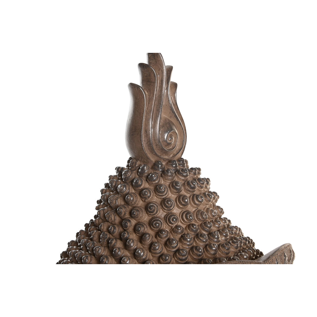 Prydnadsfigur DKD Home Decor 30 x 29 x 58 cm Brun Buddha Orientalisk - 3
