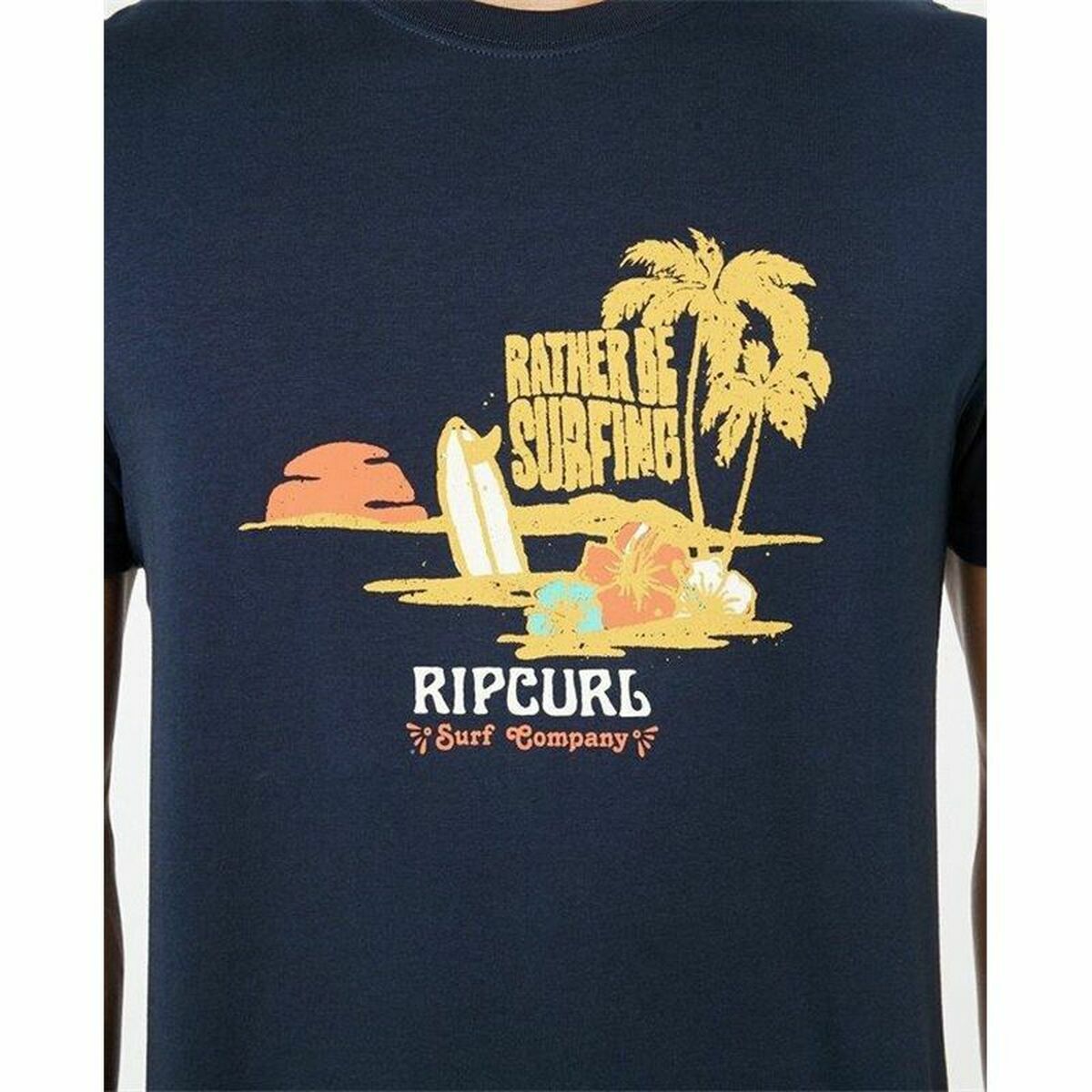 T-shirt Rip Curl Framed Marinblå Män - 9
