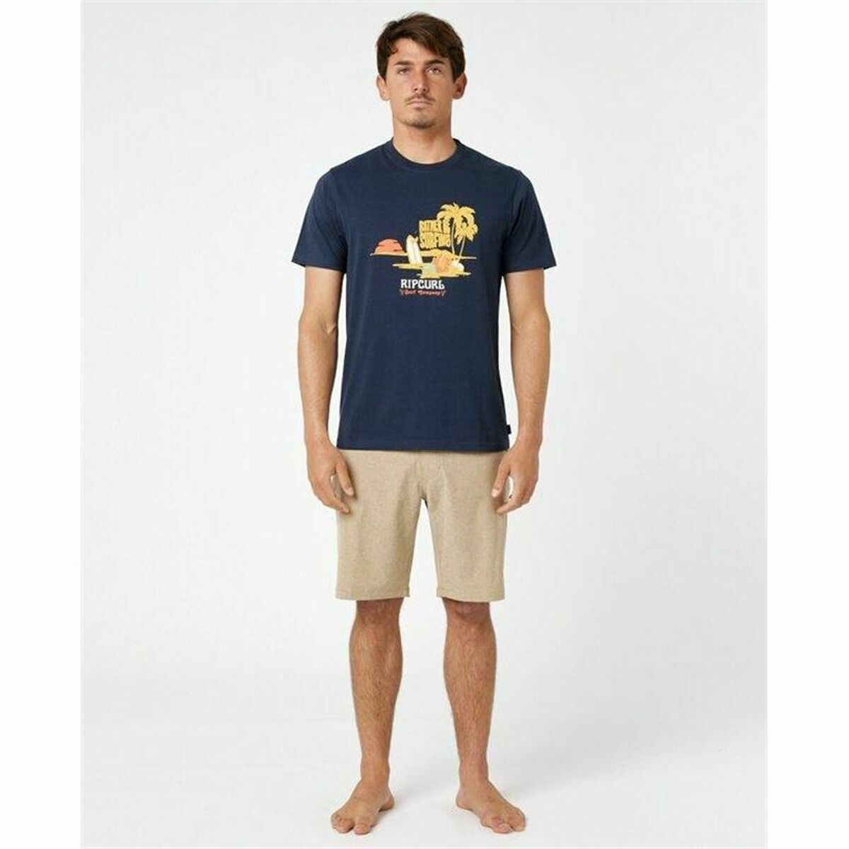 T-shirt Rip Curl Framed Marinblå Män - 8