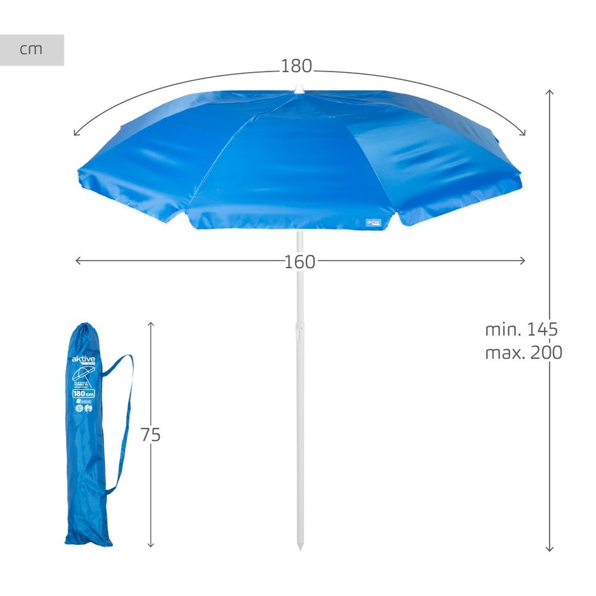 Naperny? Aktive 180 x 200 x 180 cm (4 antal) - 12