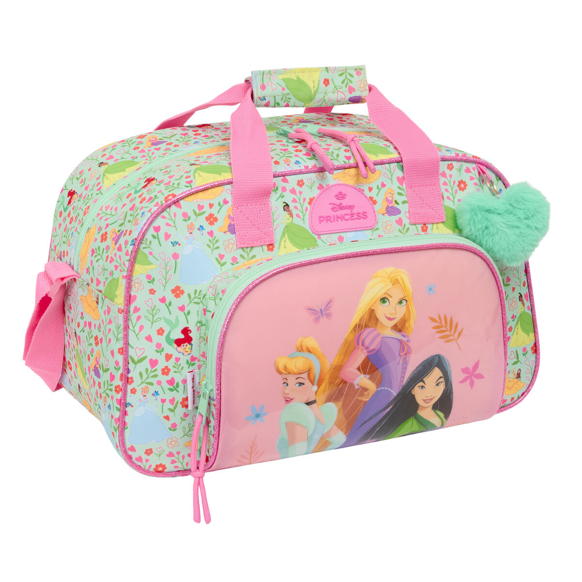Sportväska Disney Princess Bloom Rosa 40 x 24 x 23 cm