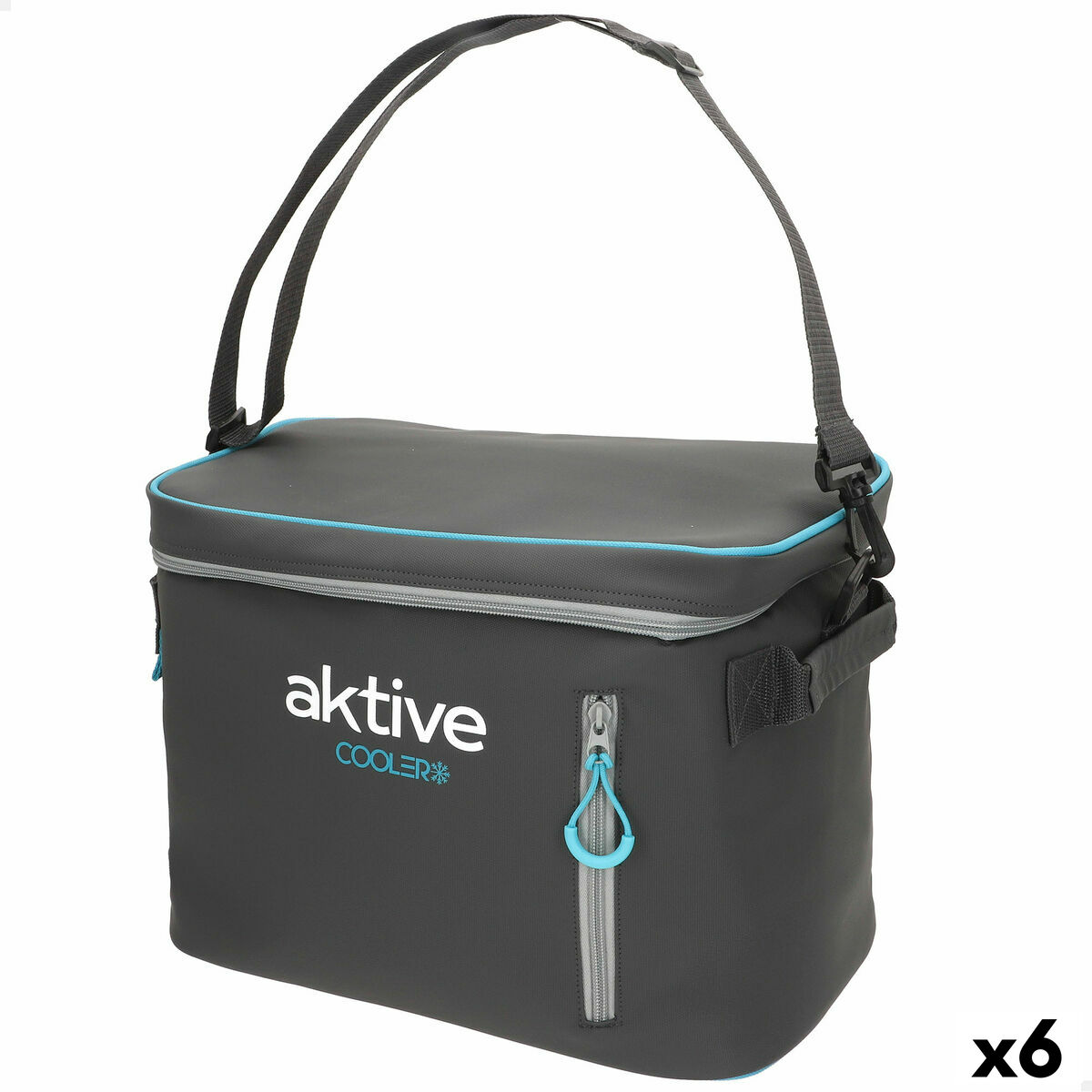 Bärbar kyl Aktive 18 L 34 x 26 x 21 cm Svart (6 antal)