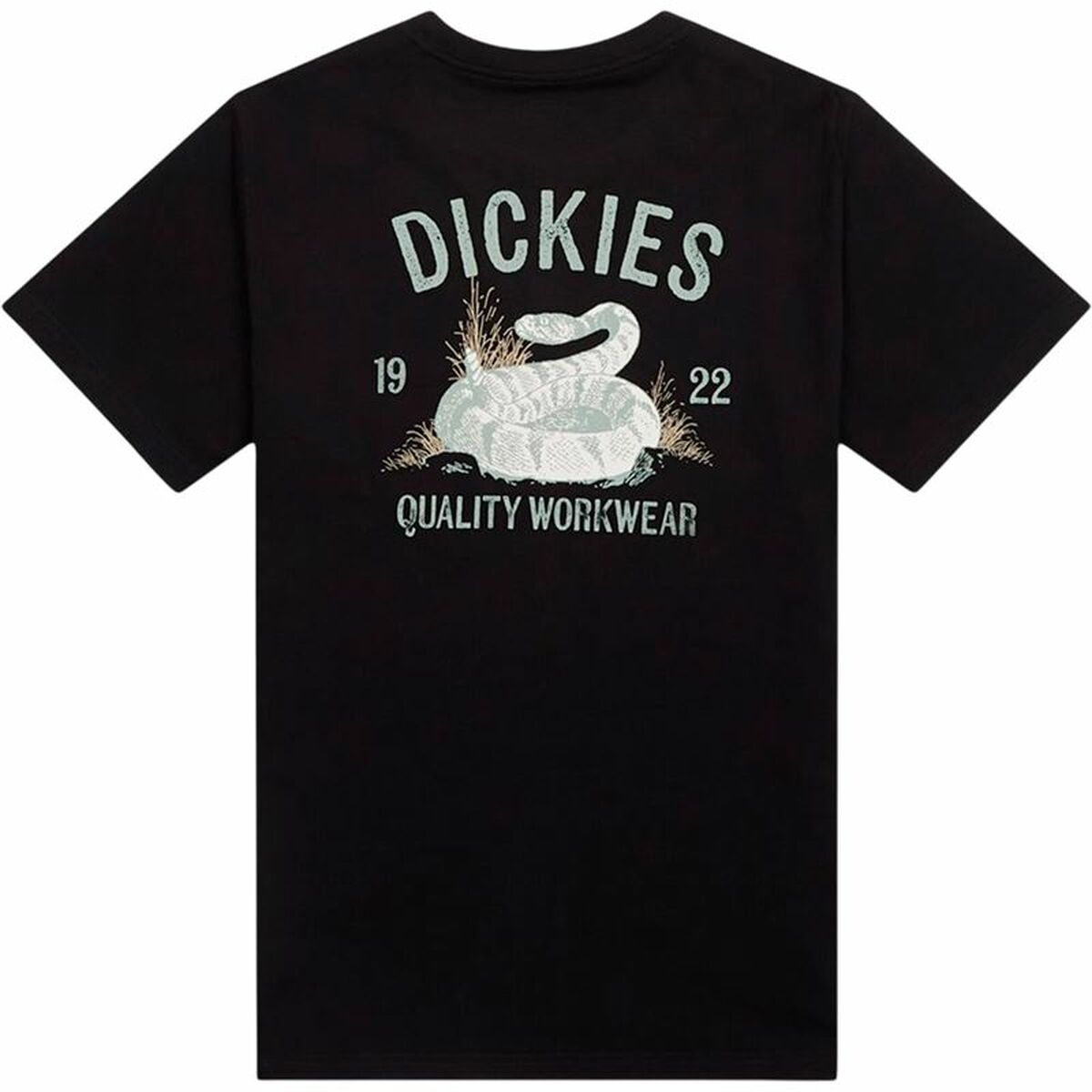 T-shirt med kortärm Herr Dickies Dickies Snake Ss Tee Svart - 2