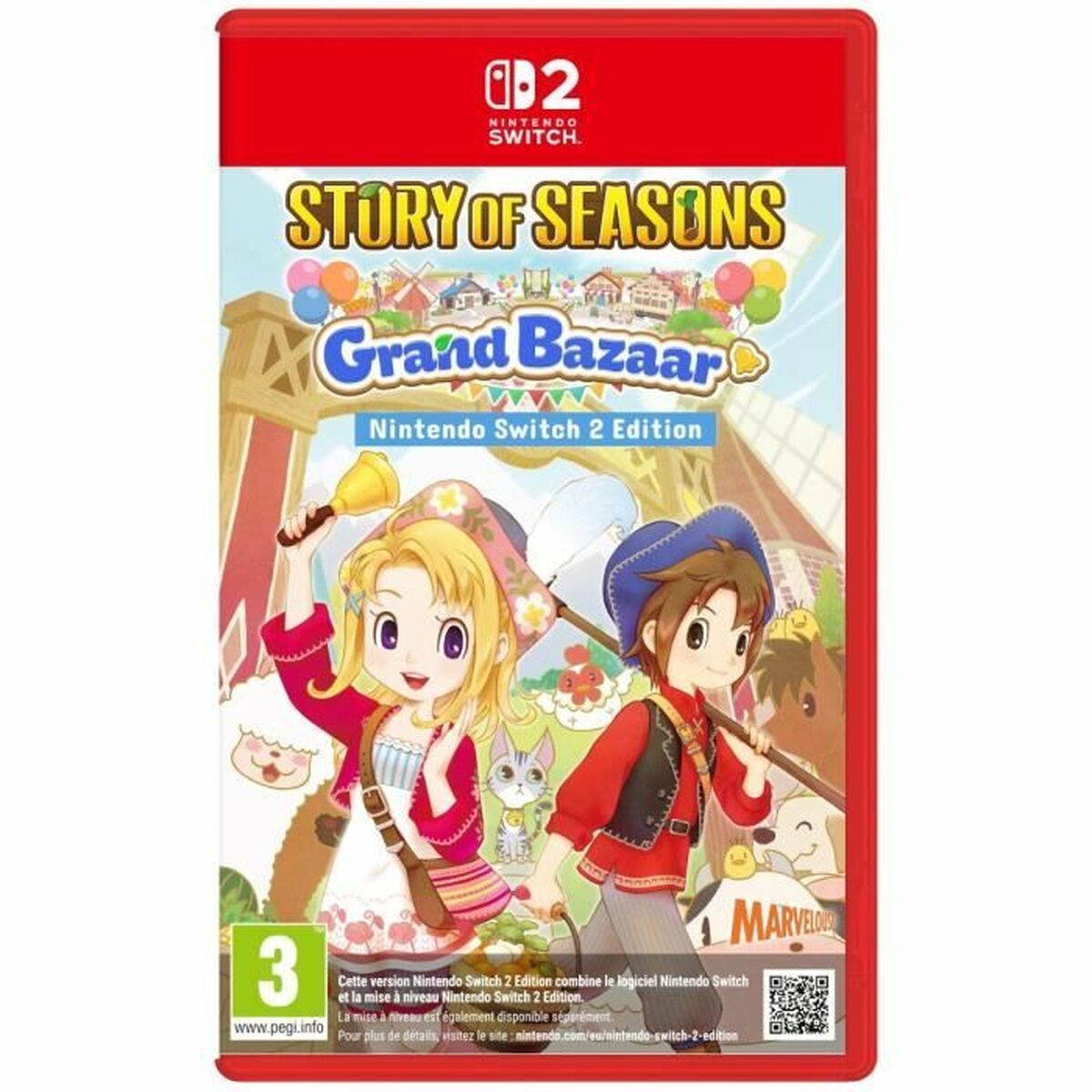TV-spel för Switch Just For Games Story of Seasons: Grand Bazaar