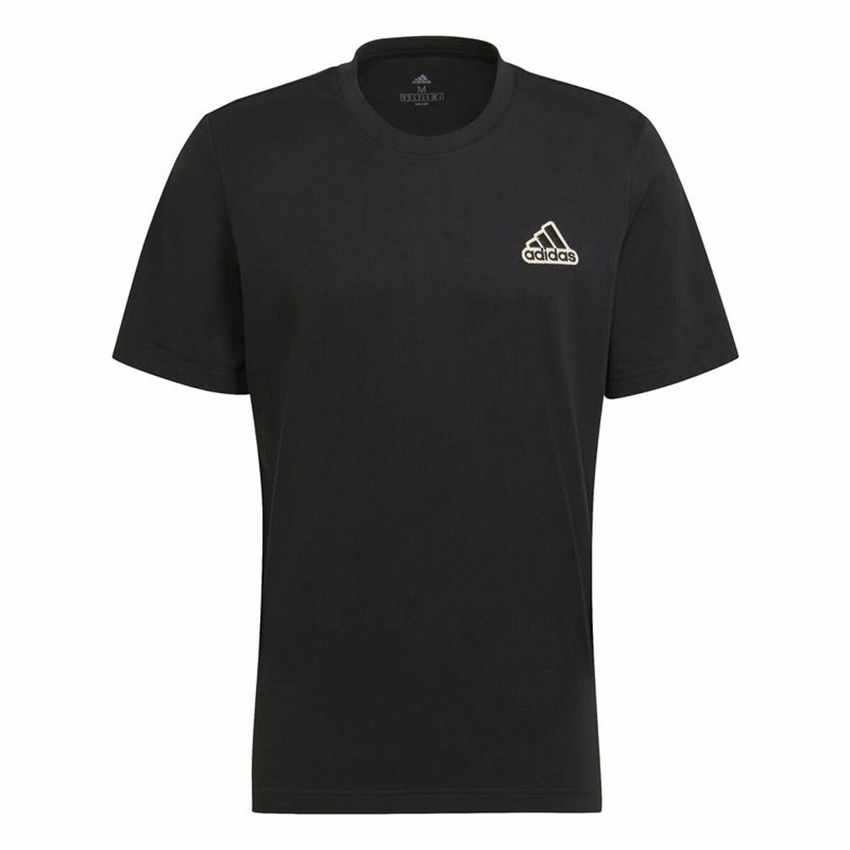 T-shirt med kortärm Herr Adidas Essentials Feel Comfy Svart - 12