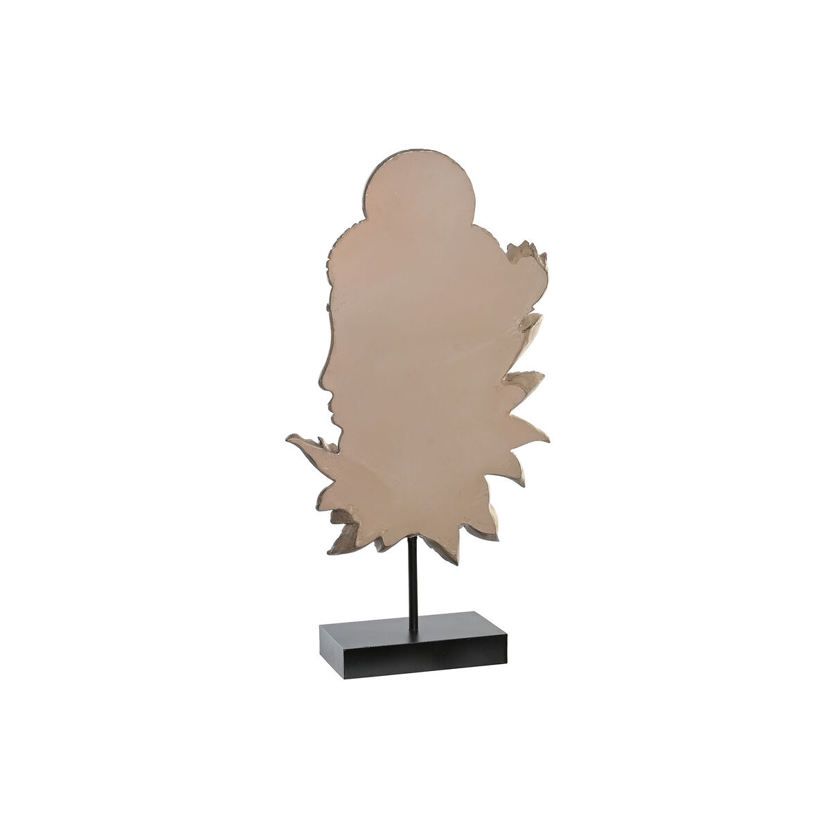 Prydnadsfigur DKD Home Decor 23 x 8 x 42 cm Svart Brun Buddha Orientalisk (2 antal) - 3