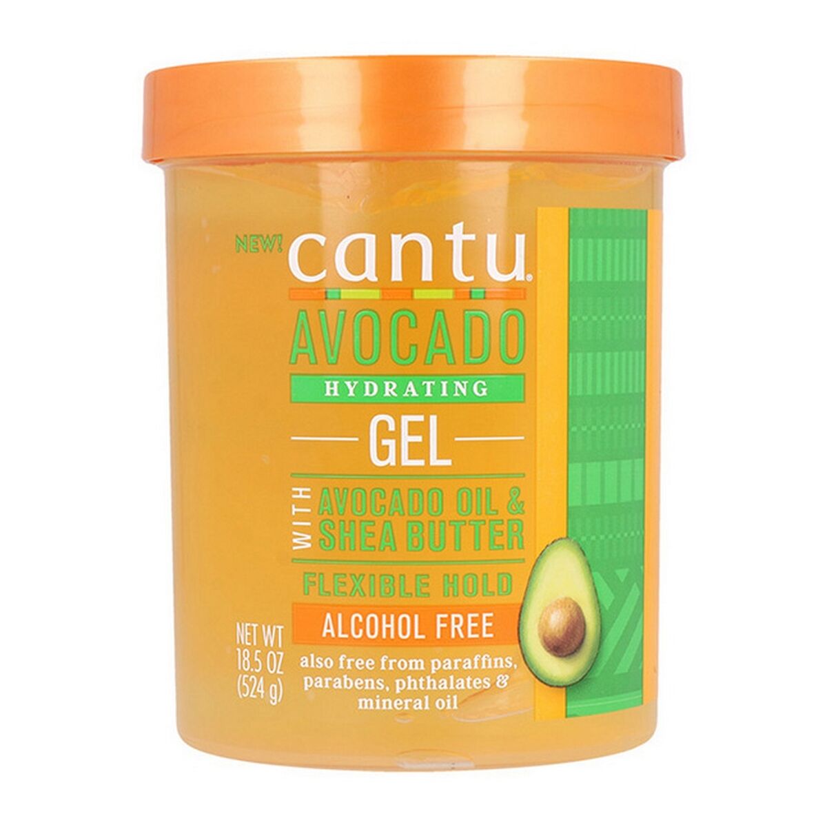 Shaping Gel Cantu Avocado Hydrating 524 g Avokadoolja