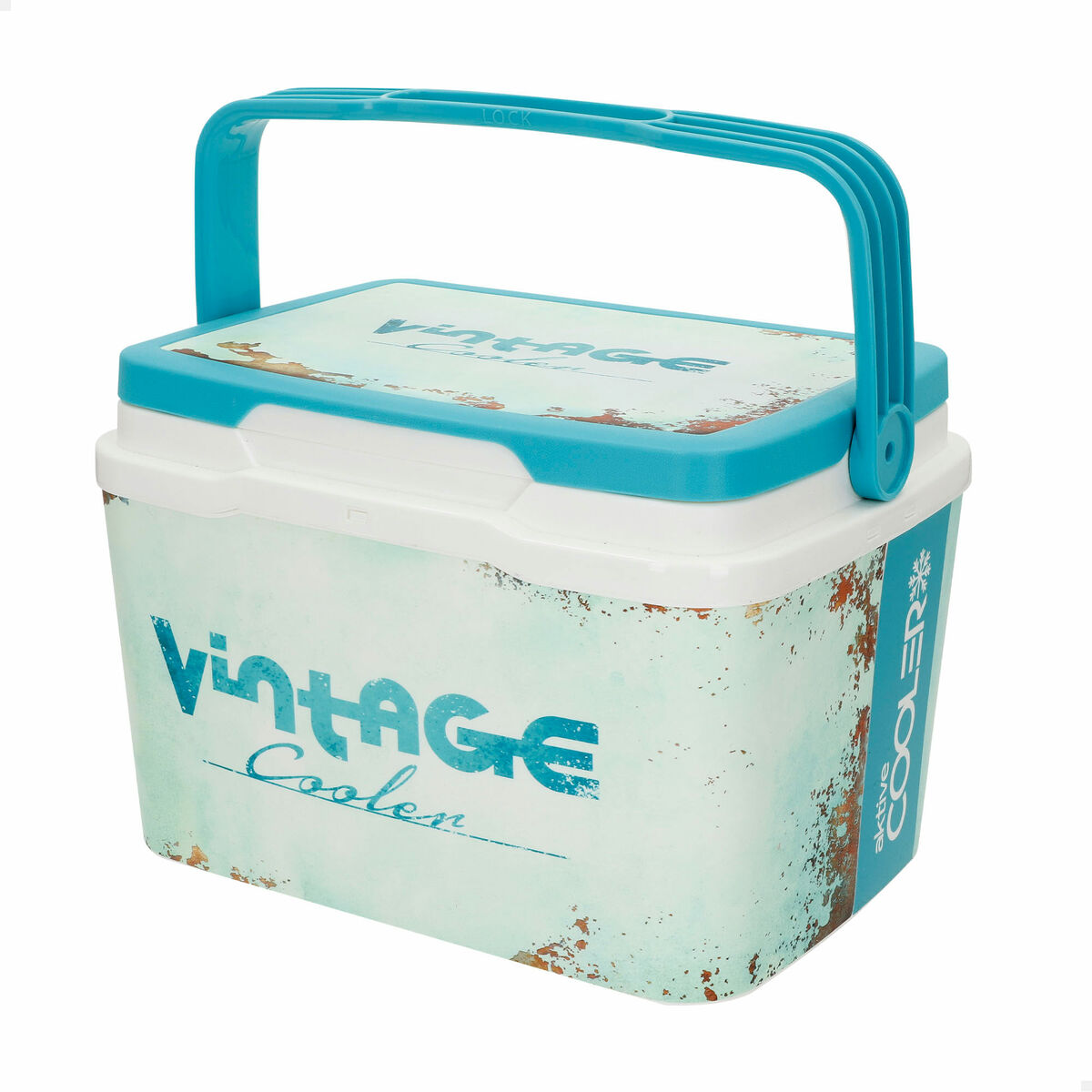 Bärbar styv kylare Aktive 5 L 28 x 19 x 21 cm Blå (6 antal) - 2
