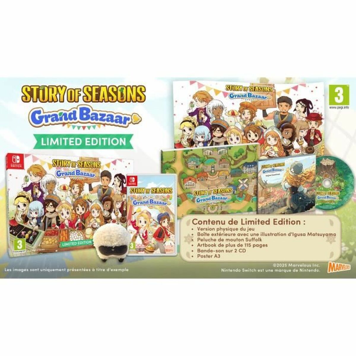 TV-spel för Switch Just For Games Story of Seasons: Grand Bazaar - 2