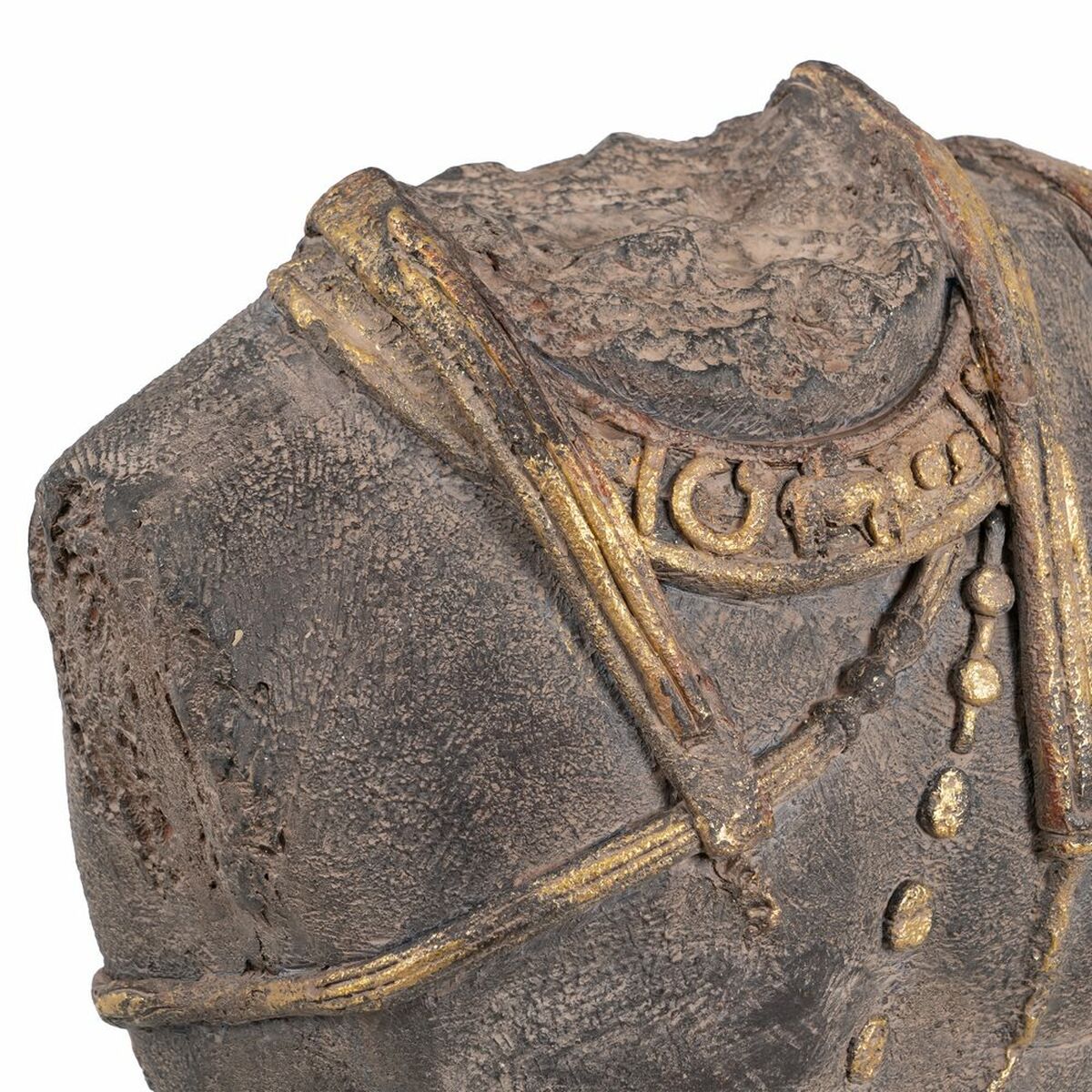Prydnadsfigur Brun Gyllene Krigare 38 x 22 x 76 cm - 3