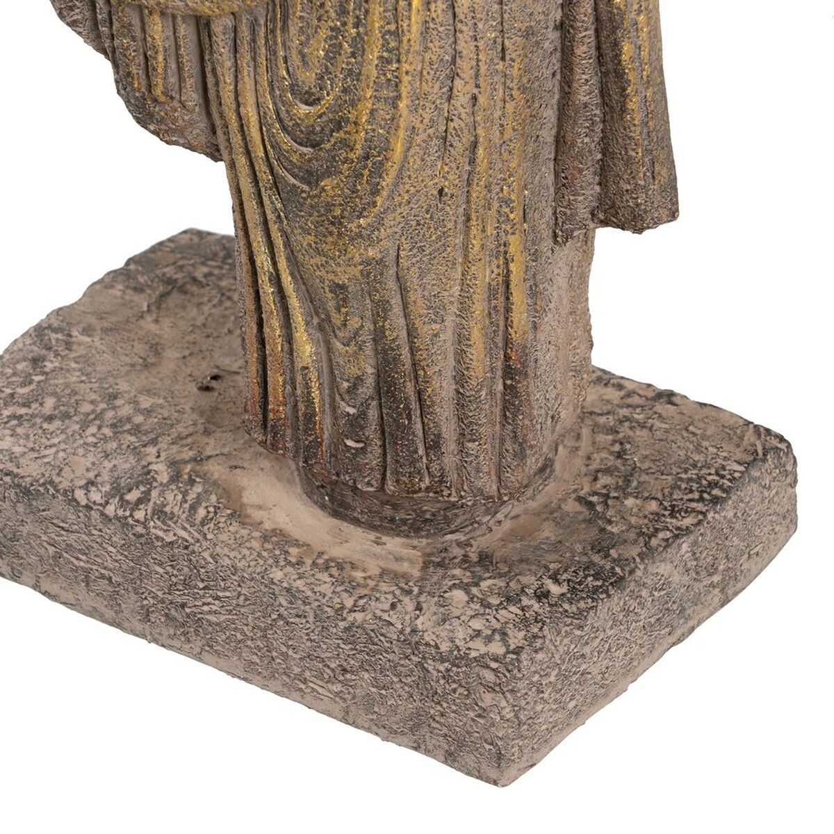 Prydnadsfigur Brun Gyllene Krigare 38 x 22 x 76 cm - 8