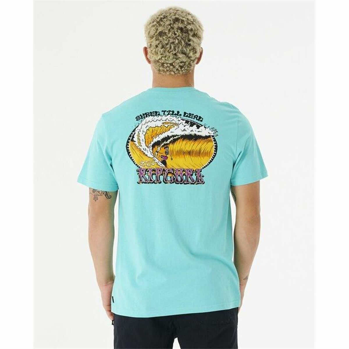 T-shirt Rip Curl Slasher Aquamarine Män - 2