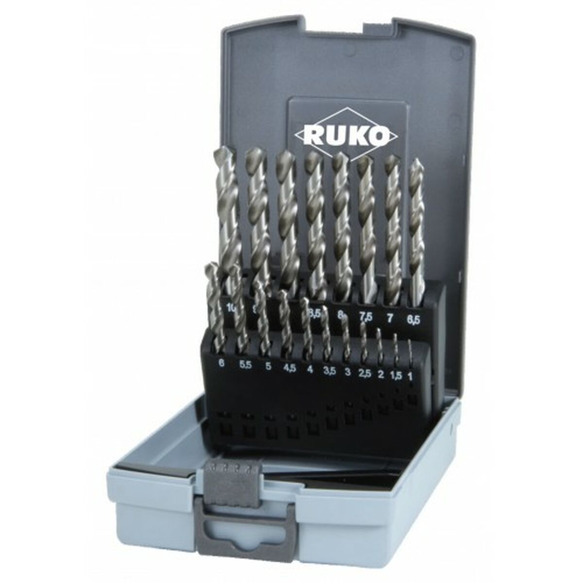 Spolset RUKO 9 mm 10 mm 6 mm 3 mm 7 mm 5 mm 4 mm 2 mm 8 mm 1,5 mm 2,5 mm 3,5 mm 4,5 mm 5,5 mm 1 mm 8,5 mm 4,25 mm 6,5 mm 7,5 mm