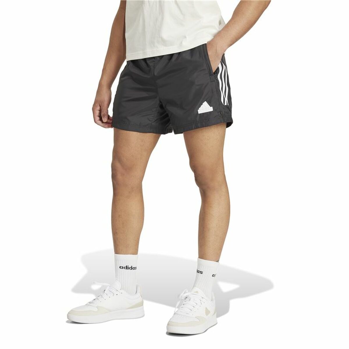 Träningsshorts Adidas House Of Tiro Woven Svart - 2