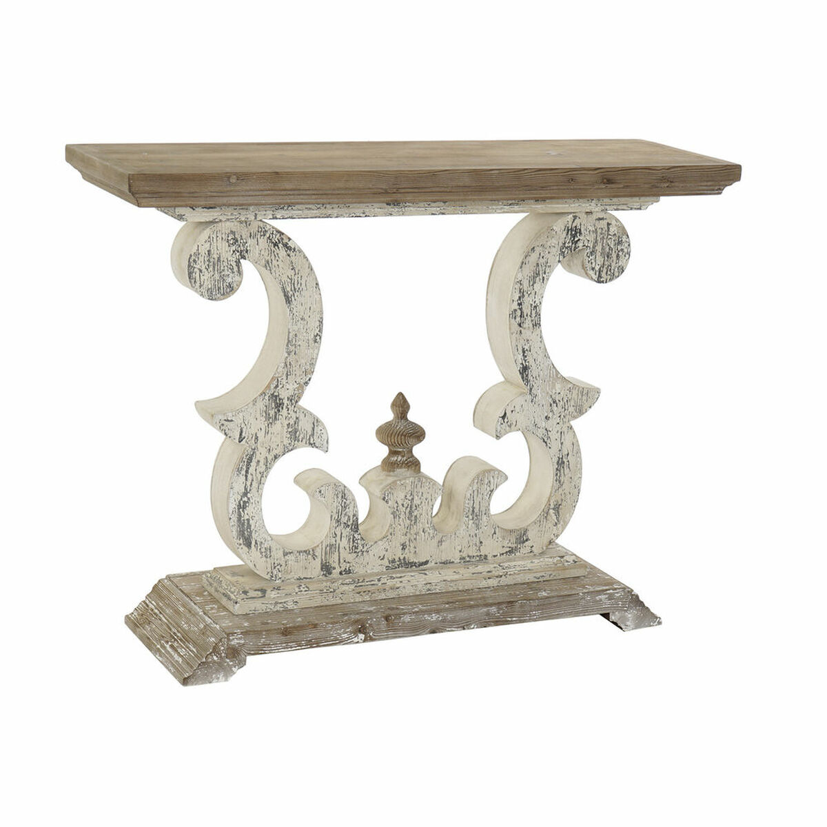 Mottagare DKD Home Decor Vit Brun 120 x 36 x 92 cm - 2