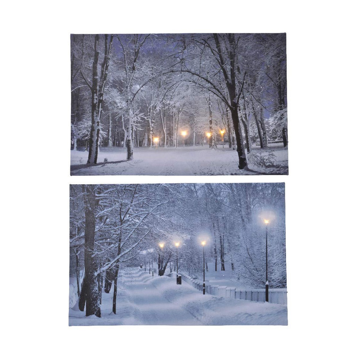 Bild med LED Lumineo 58 X 38 X 1,5 CM
