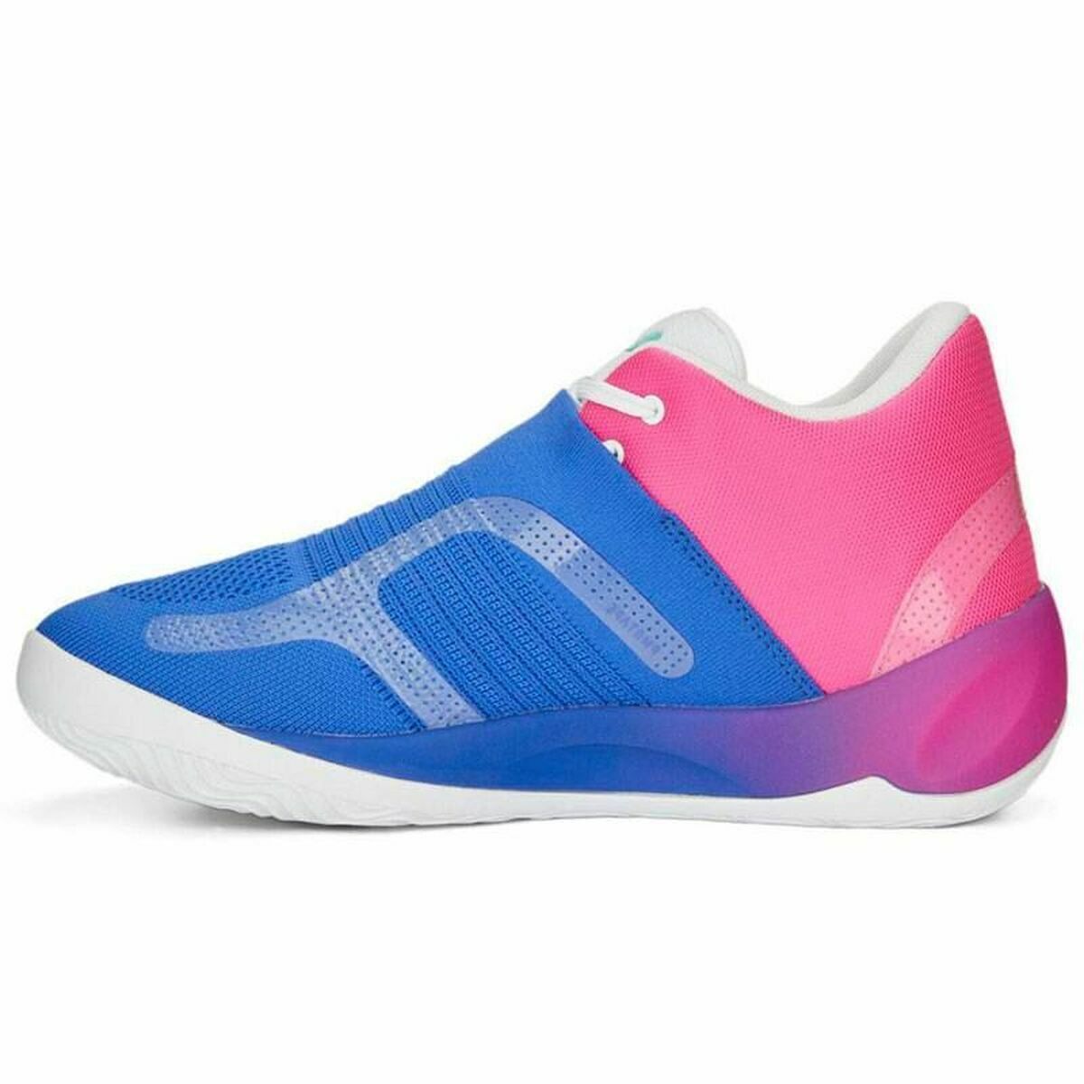 Basketskor, Vuxen Puma Rise Rosa Blå - 2