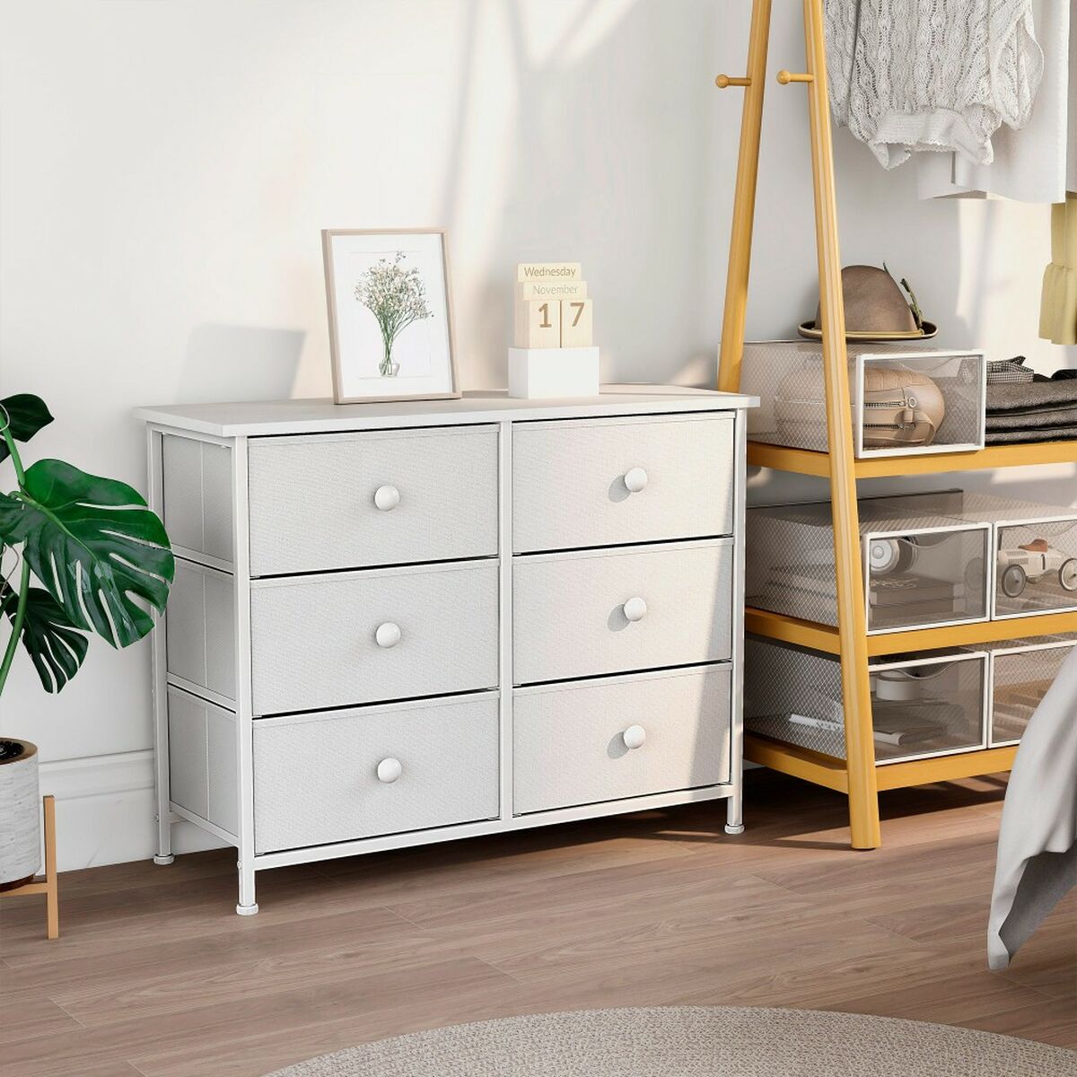 Kommod Max Home Vit 80 x 62 x 30 cm - 2