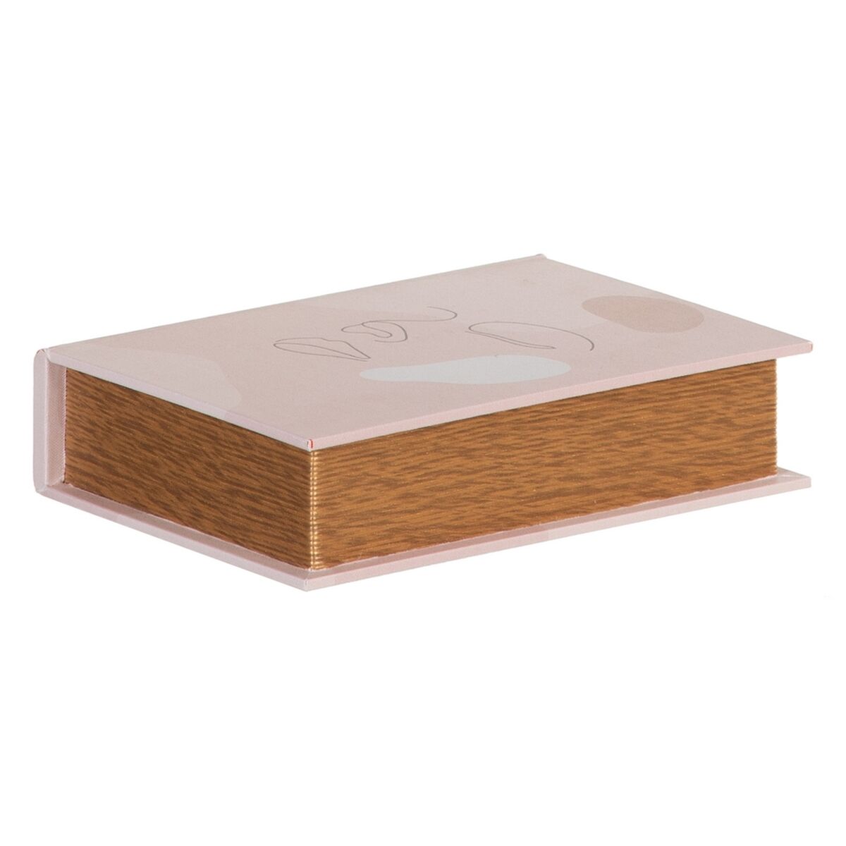 Dekorationslåda Kanvas 24 x 18 x 6 cm DMF (2 Delar) - 6