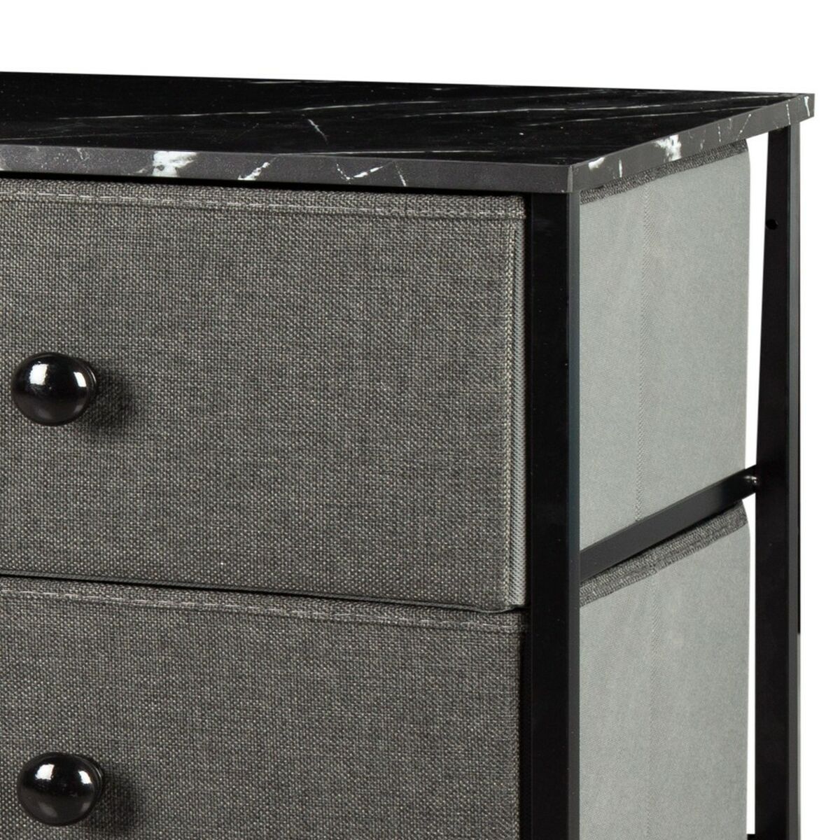 Kommod Max Home Grå Marmor 80 x 81 x 30 cm - 11
