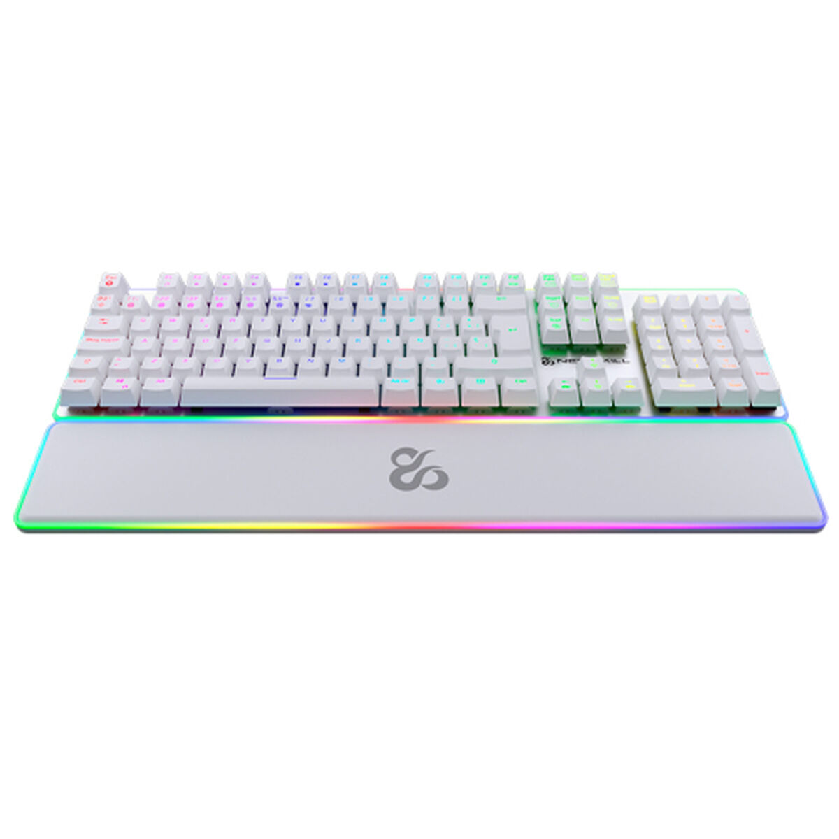 Tangentbord Newskill NS-KB-GUNGNYR-GAT-RE Qwerty Spanska QWERTY Svart - 4