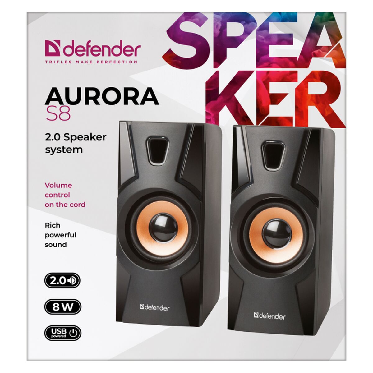 PC-högtalare Defender Aurora S8 8 W Svart - 4