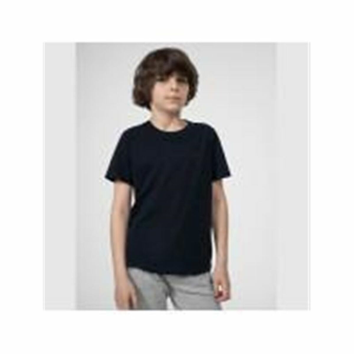 T-shirt med kortärm Barn 4F M291  Svart - 3