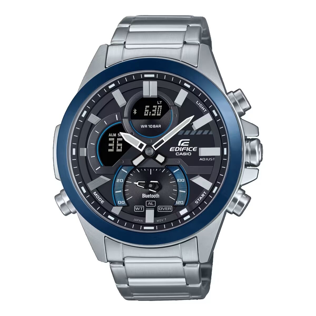 Herrklocka Casio EDIFICE SPORT Bluetooth® Svart Silvrig (Ø 49 mm)