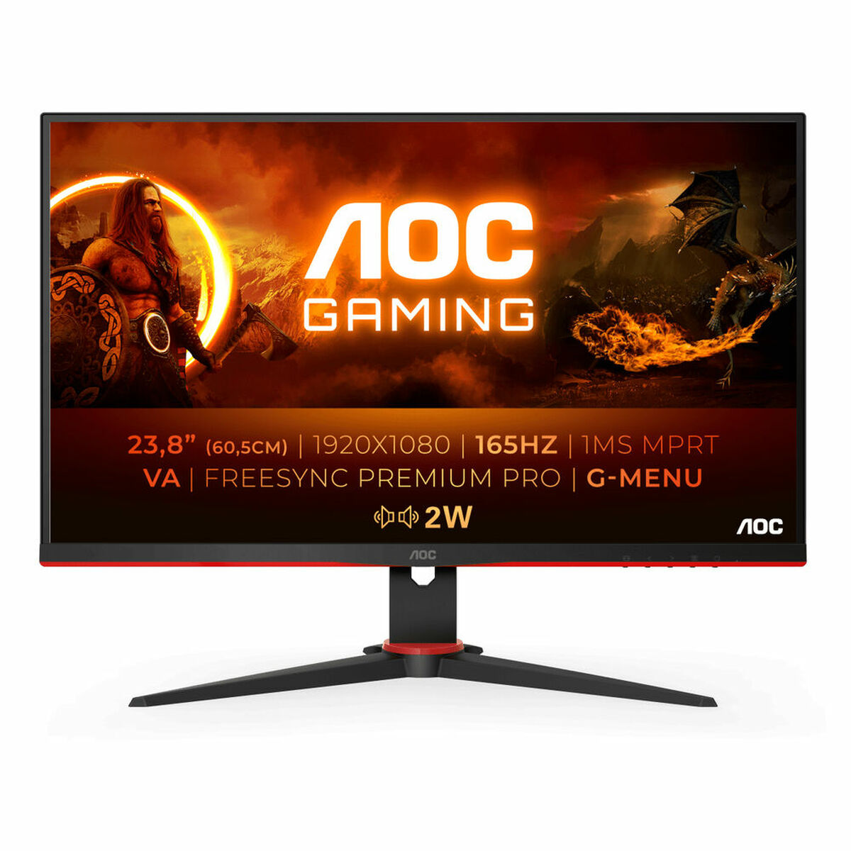 Monitor Gaming AOC 24G2SAE/BK 23,8" Full HD 165 Hz - 2