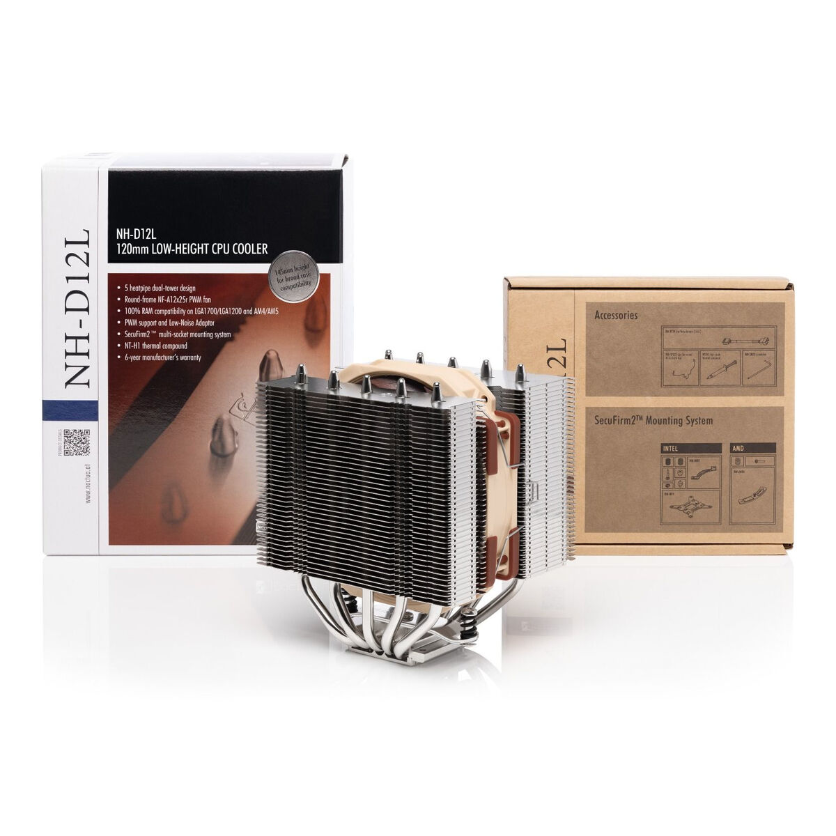 Bärbart Kylskåp Noctua NH-D12L - 9