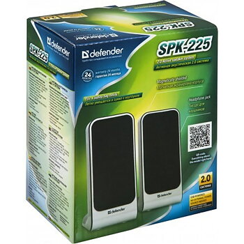 PC-högtalare Defender SPK-225 Svart
