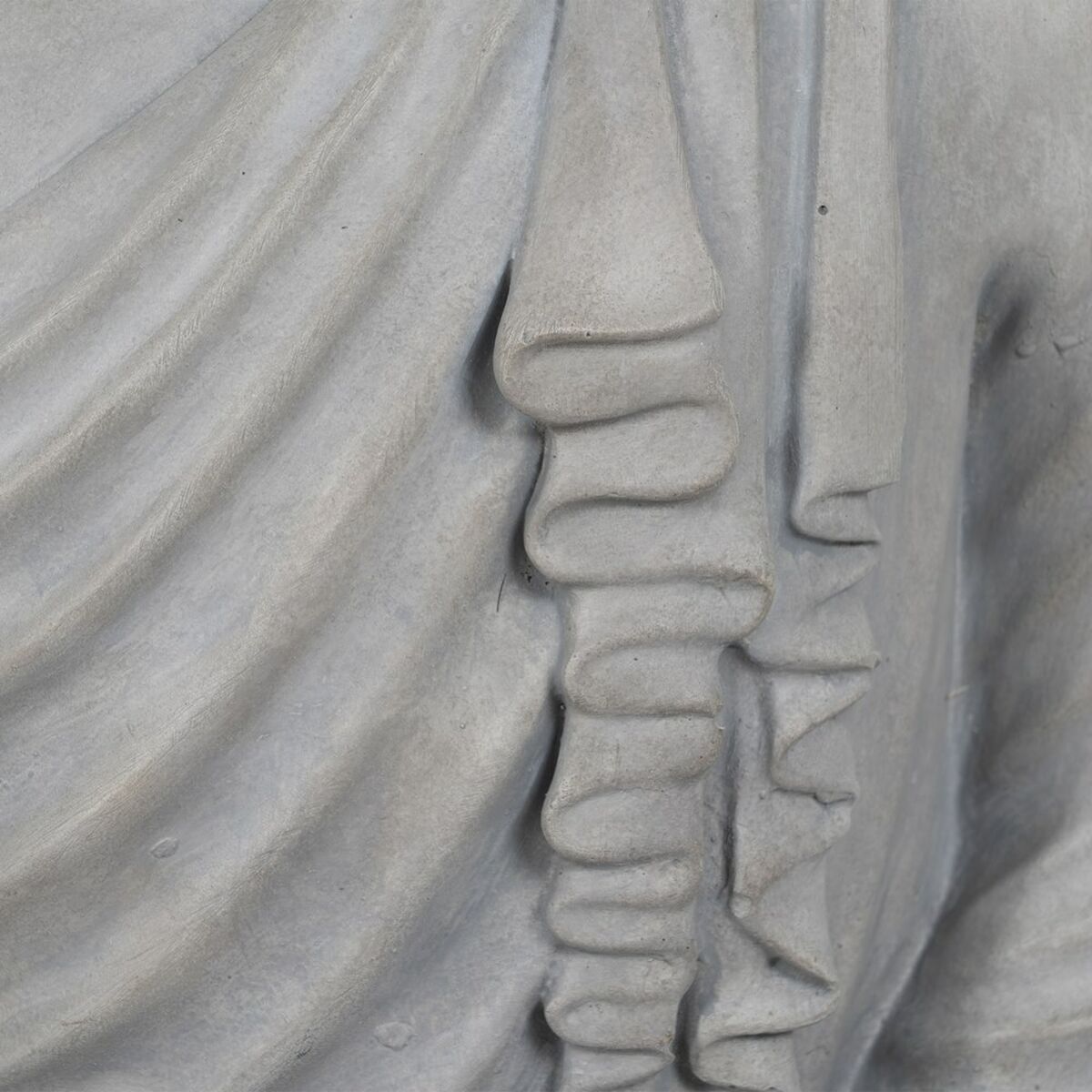 Prydnadsfigur Grå Buddha 46,3 x 34,5 x 61,5 cm - 6