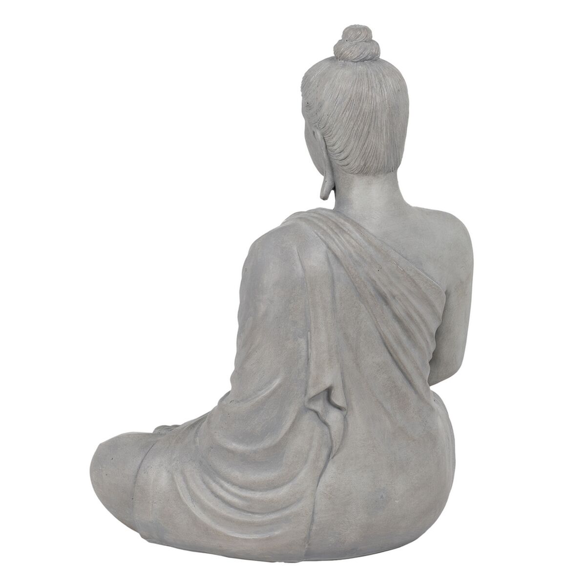 Prydnadsfigur Grå Buddha 46,3 x 34,5 x 61,5 cm - 3